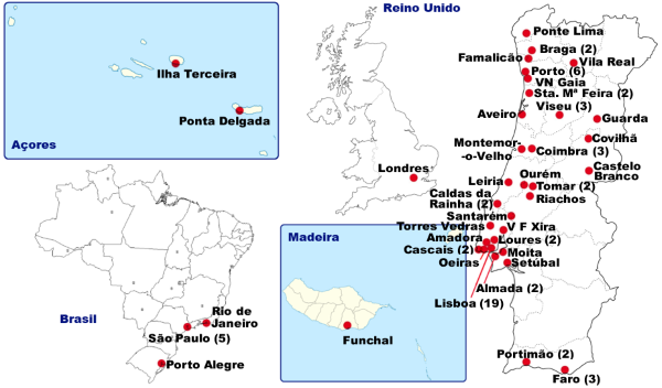 Mapa Reuma.pt