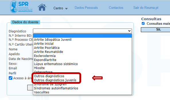 Outros diagnósticos