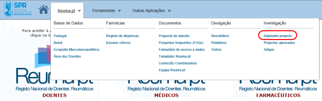 Acesso Submissão Projetos